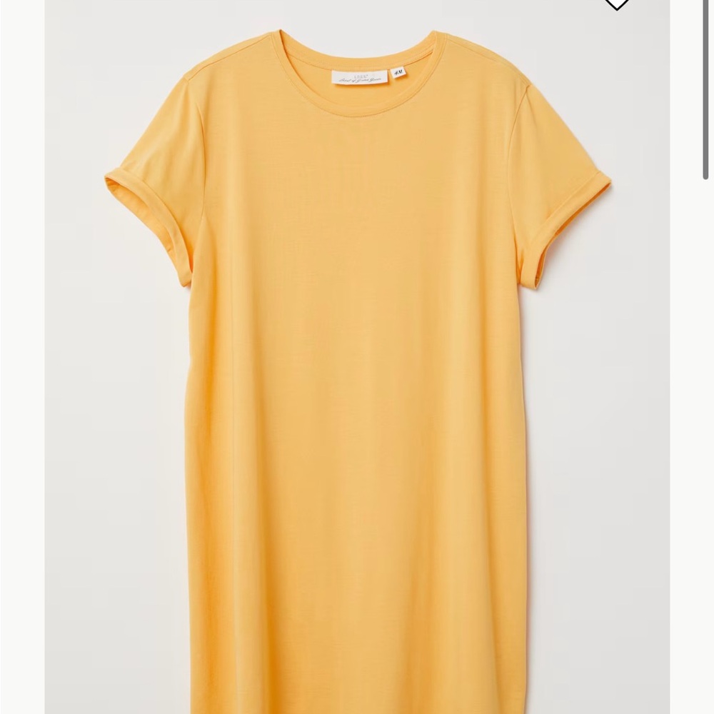Yellow T-Shirt Dress